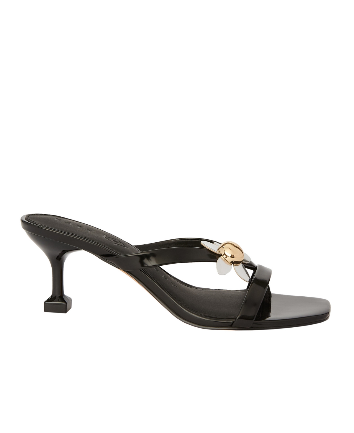 Shop Katy Perry Women's Oceanside Flower Slip-on Sandals In Black