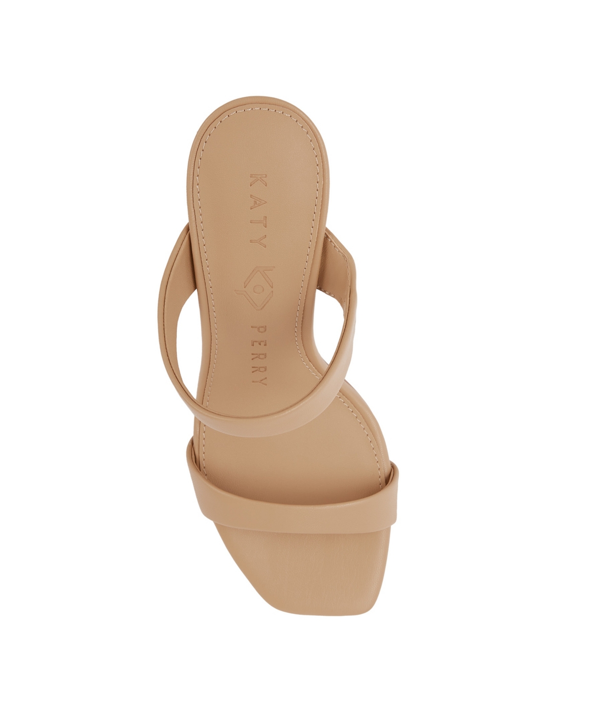 Shop Katy Perry Women's Analia Two Band Slip-on Stiletto Sandals In Caramel