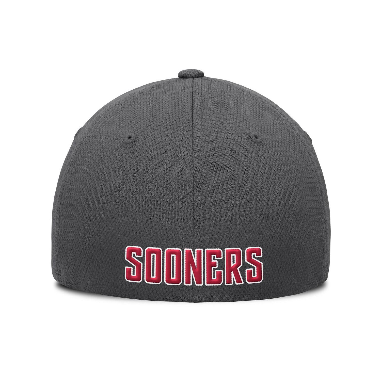 Men's Charcoal Oklahoma Sooners Reflex Logo Flex Hat