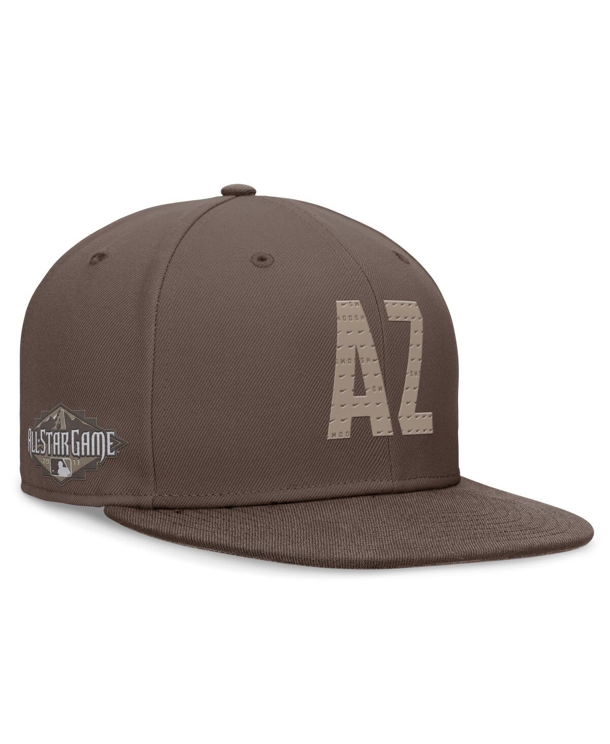 Nike Men's Brown Arizona Diamondbacks Statement Ironstone Performance True Fitted Hat In Brown