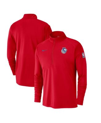 Nike - Men's Red Sacramento Kings 2024/25 City Edition Authentic Coaches Performance Half-Zip Top