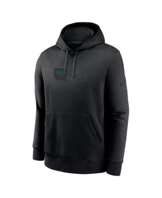 Men's Black Jacksonville Jaguars Edge French Terry Club Pullover Hoodie