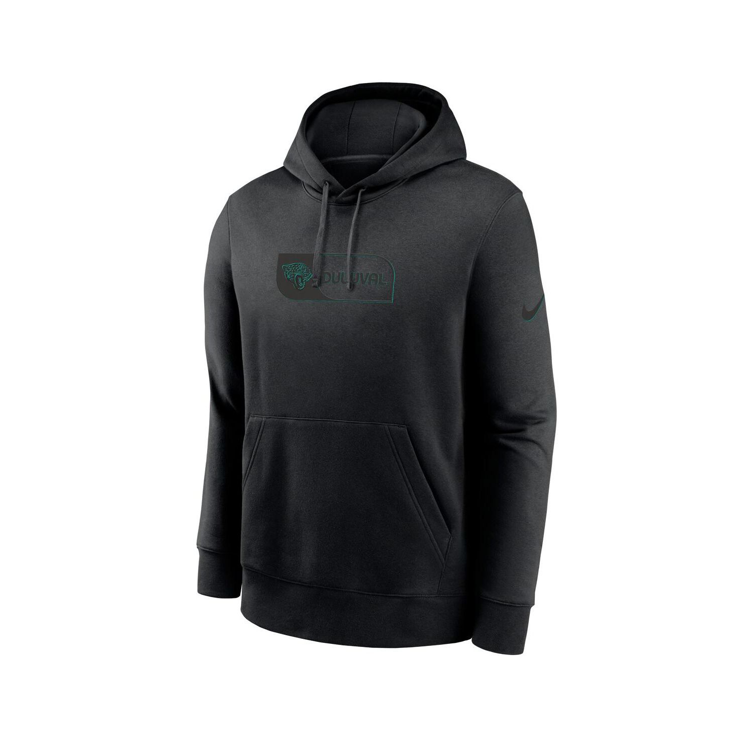 Men's Black Jacksonville Jaguars Edge French Terry Club Pullover Hoodie