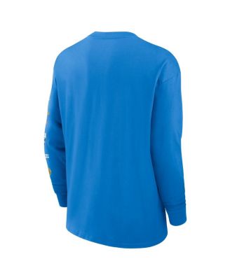 Men's Powder Blue Los Angeles Chargers Rewind Heavy Max 90 Pocket Long Sleeve T-Shirt
