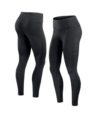 Nike - Women's Black Denver Broncos Performance Leggings