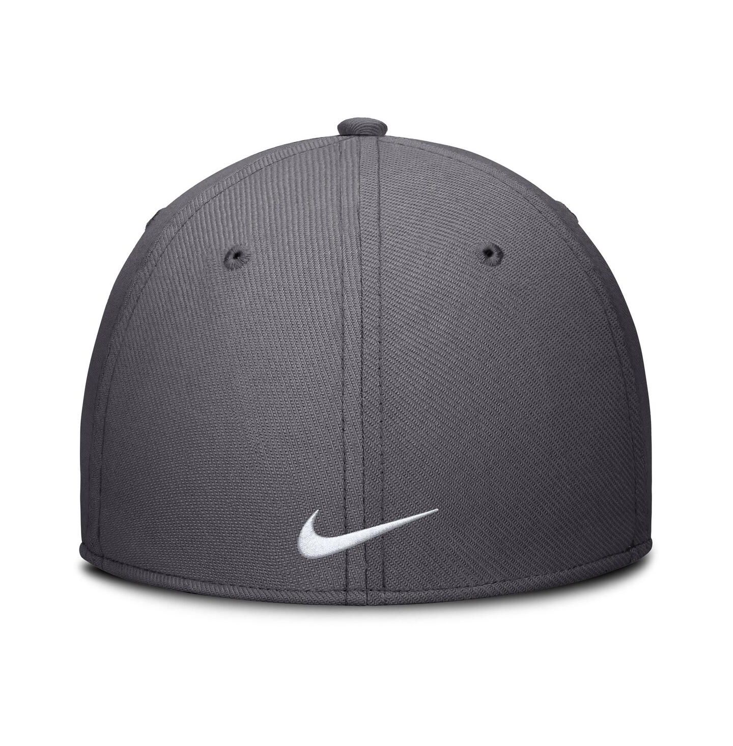 Мужская кепка Nike Gray Boston Red Sox Swoosh Performance Flex Hat — фото 4