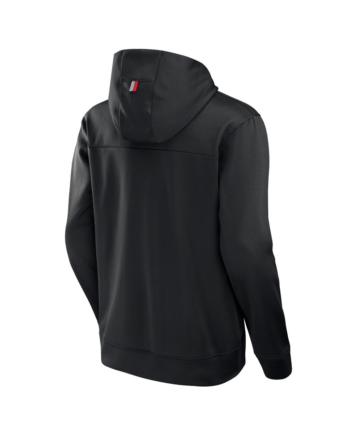 Fanatics Men's Black Ottawa Senators Defender Pullover Hoodie In Black