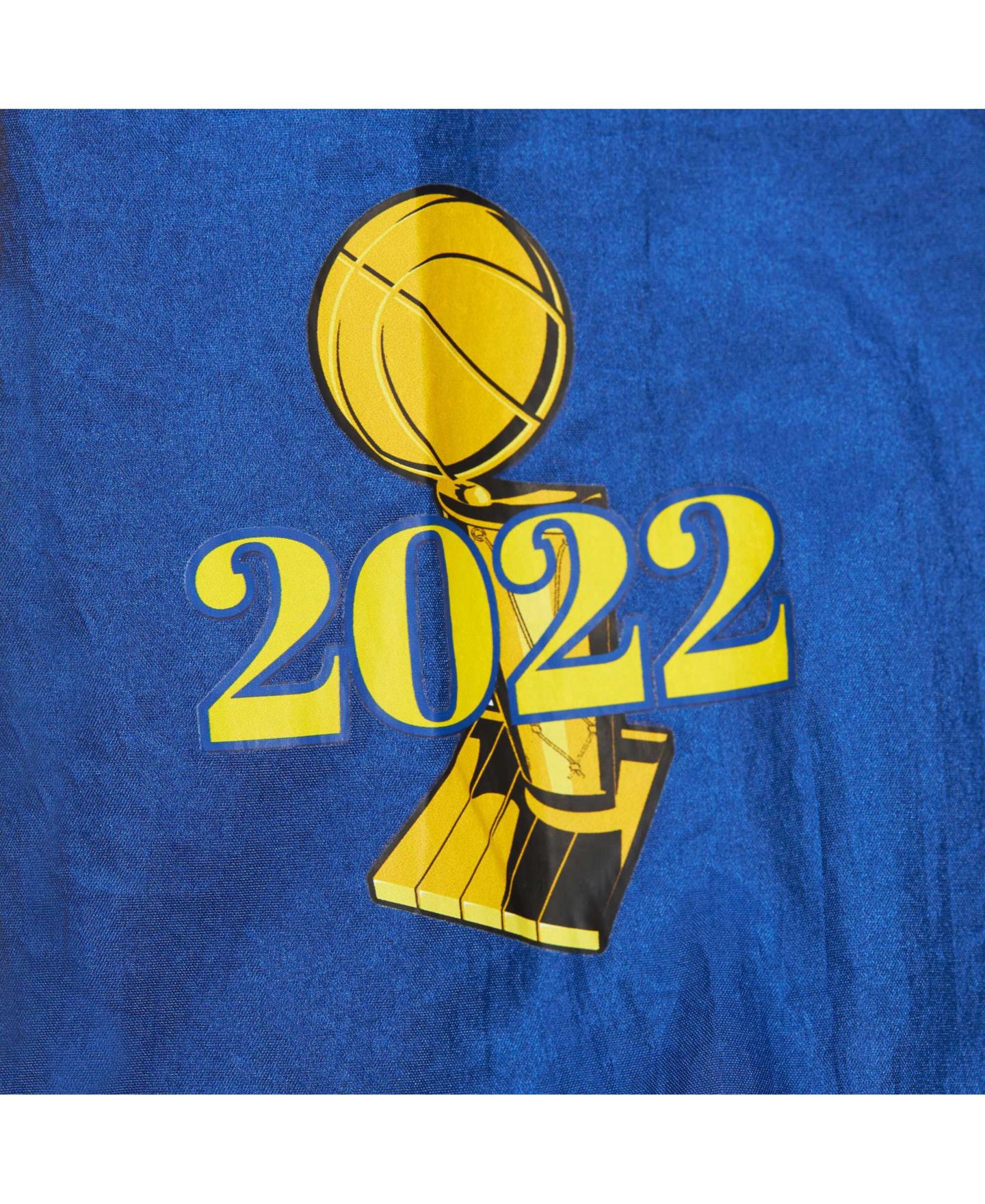 Куртка Mitchell & Ness Royal Golden State Warriors Hardwood Classics Team OG 3.0 Anorak Half-Zip Windbreaker — фото 5