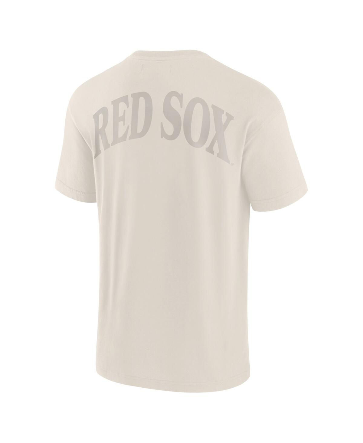 Fanatics Men's Cream Boston Red Sox Elements Iconic T-shirt In Cream