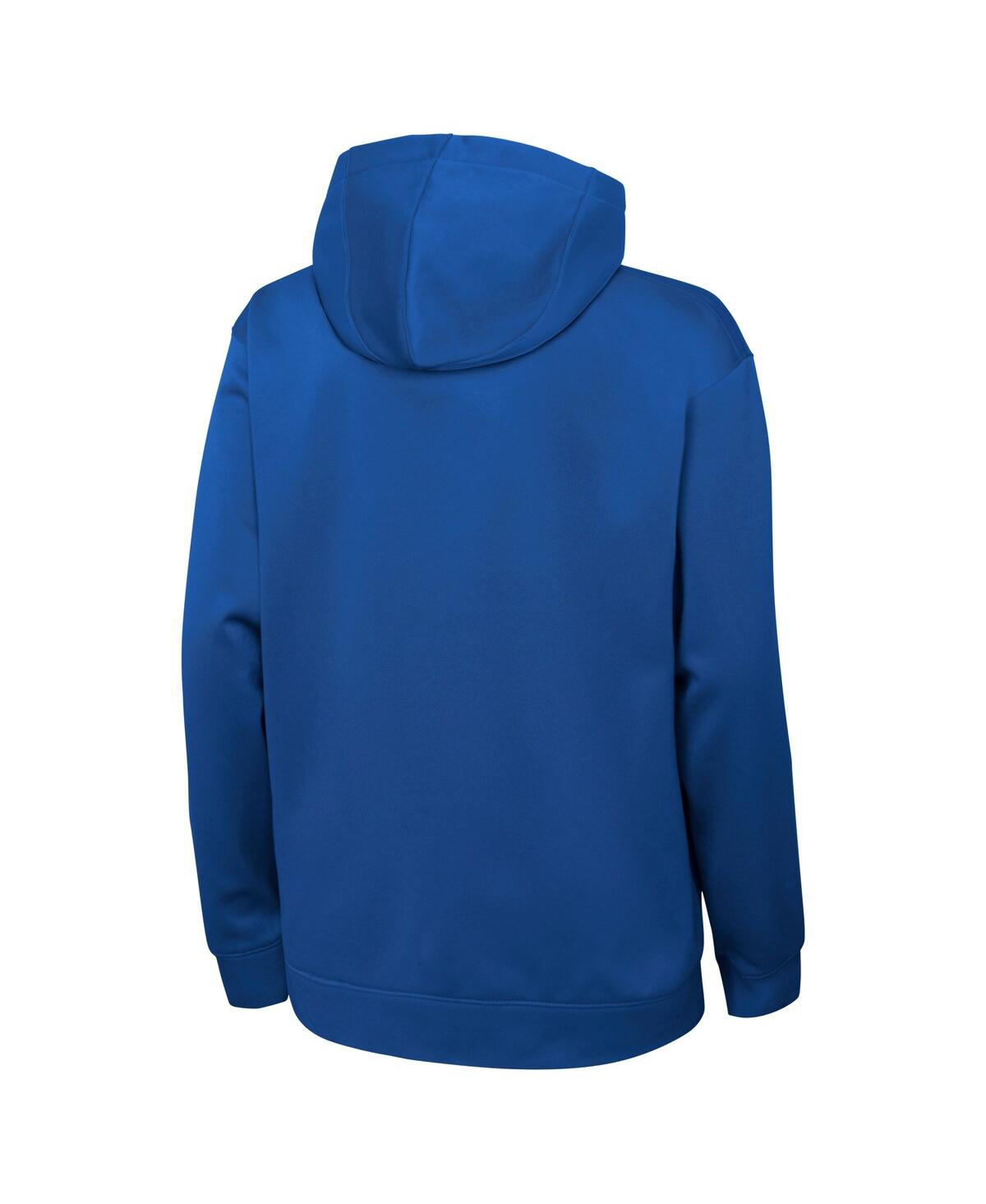 Nike Youth Blue Orlando Magic Performance Practice Spotlight Pullover Hoodie In Blue