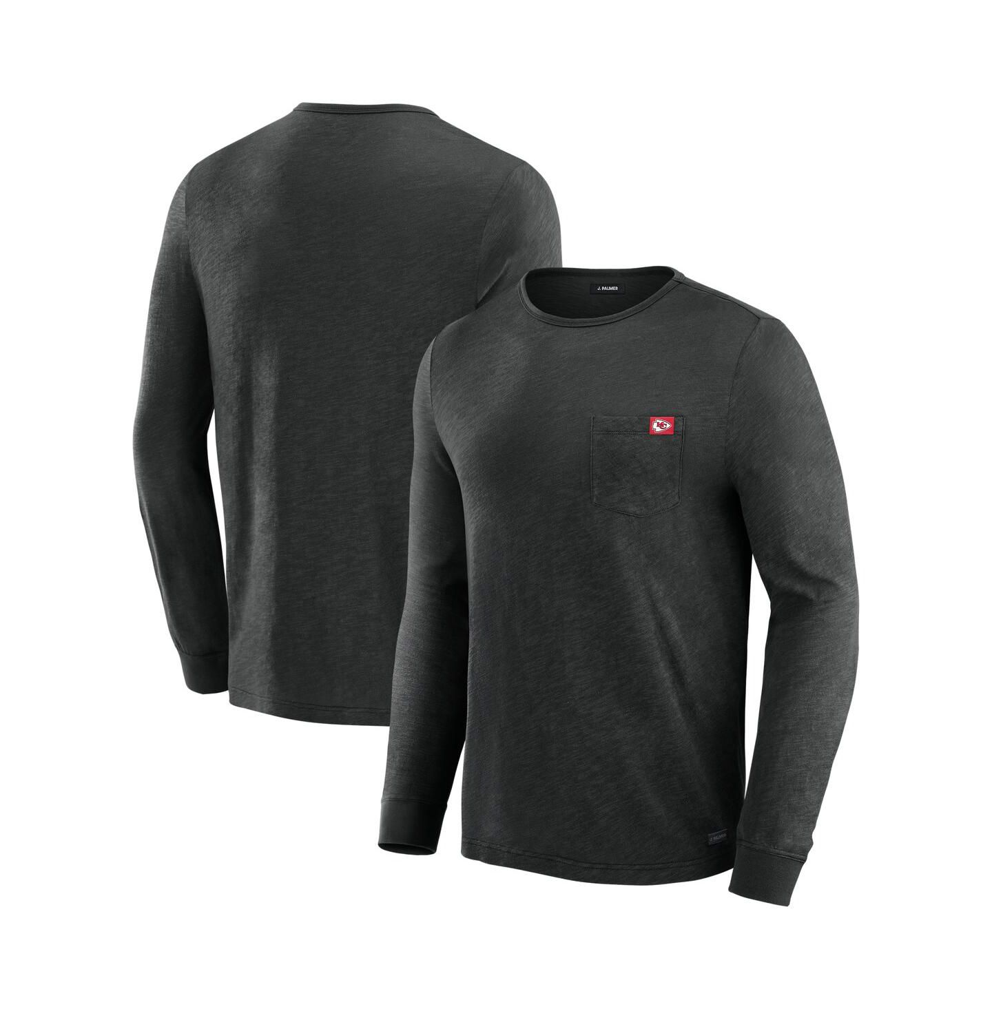 Мужская футболка J. Palmer Black Kansas City Chiefs In-The-Pocket Long Sleeve — фото 1