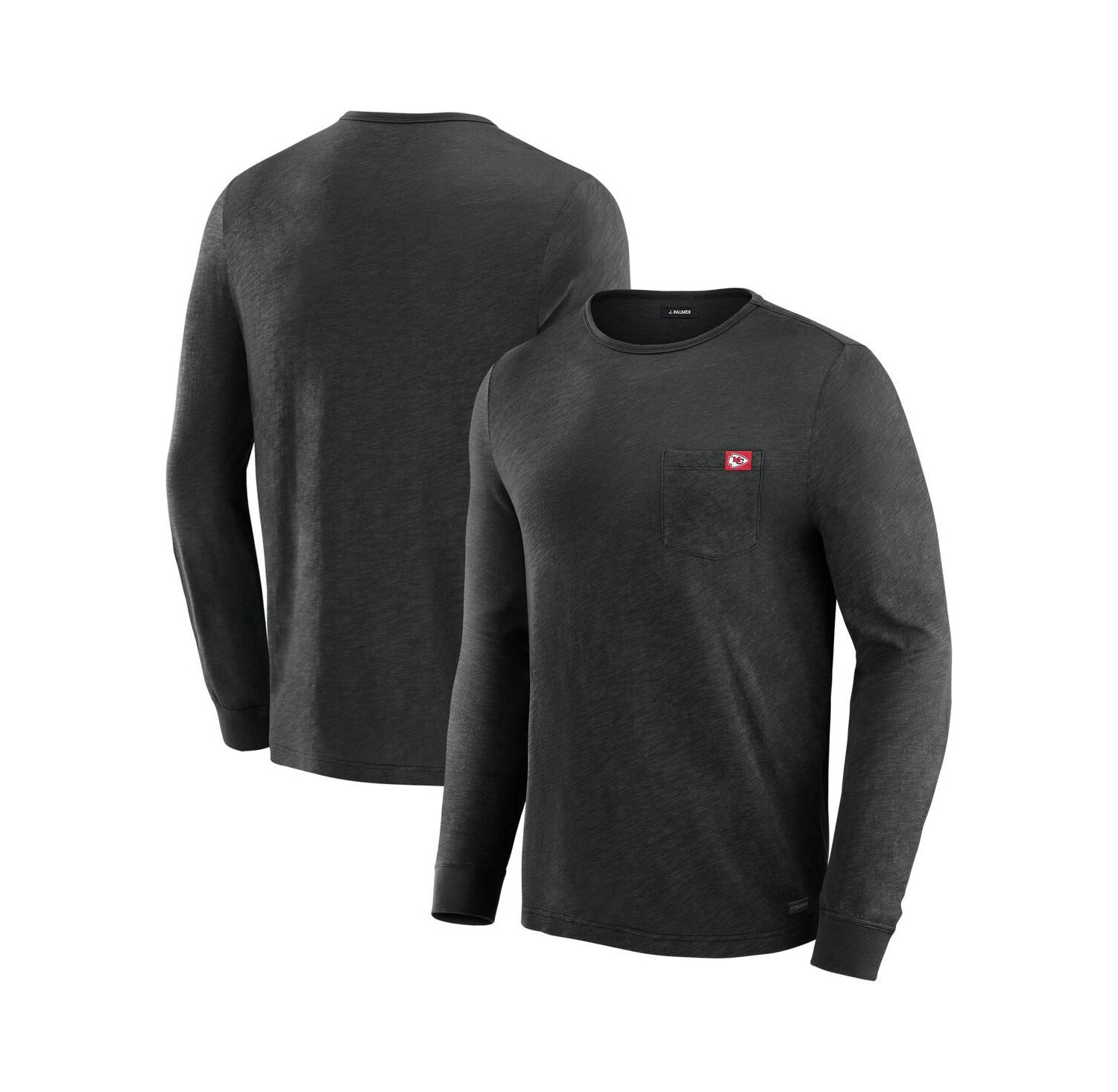 Men's Black Kansas City Chiefs In-The-Pocket Long Sleeve T-Shirt