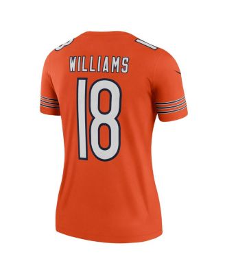 Women's Caleb Williams Orange Chicago Bears Alternate Legend Player Performance Top