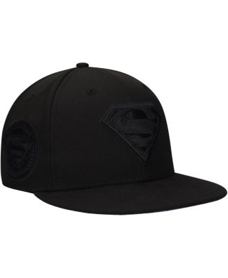 Lids - Men's Black Superman Comic Undervisor Fitted Hat