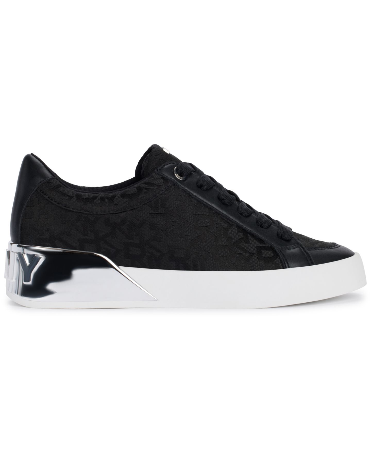 Женские кроссовки DKNY Maben Lace-Up, цвет: Чёрный — фото 2