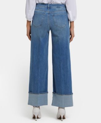 Women's Teresa Wide Leg Wide Cuff Jeans