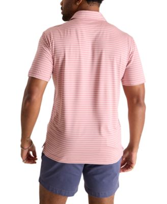Men's The Newbie Short Sleeve Striped Polo Shirt