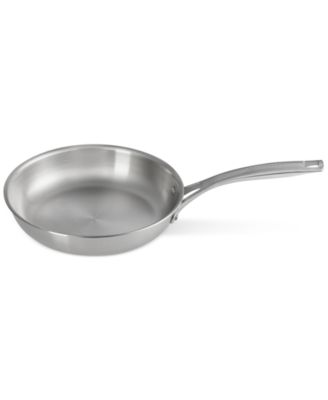 Essential Stainless Steel Shallow Round Frying Pan, 9.5"