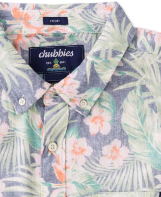 Men's The Resort Wear Short Sleeve Floral Print Button-Down Shirt