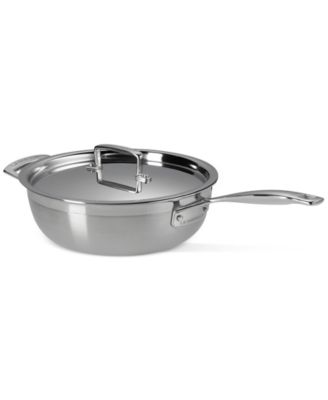 Classic Stainless Steel Round Chefs Pan, 3.5 Qt.