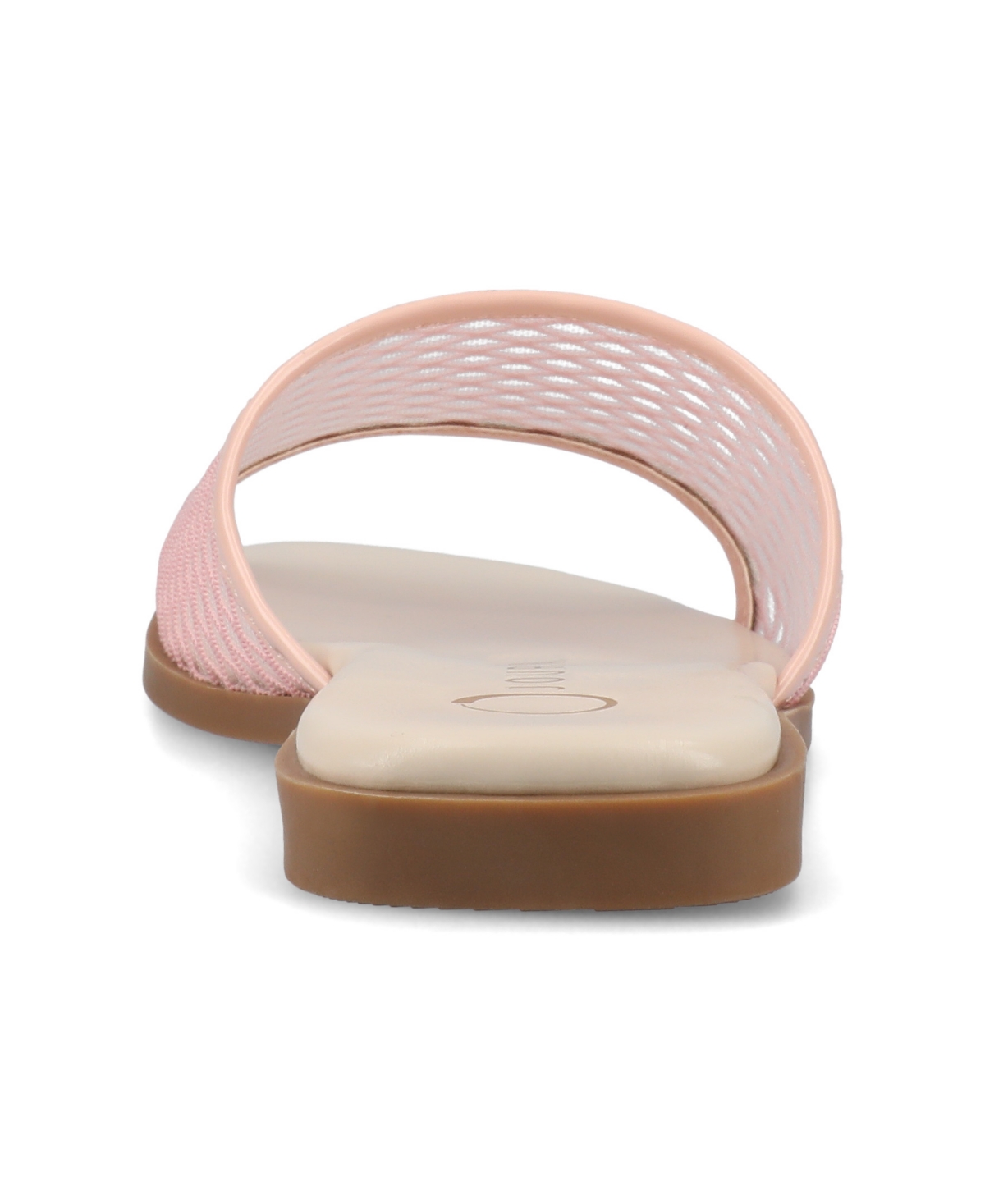 Journee Collection Breckley Flat Slide Sandal In Pink