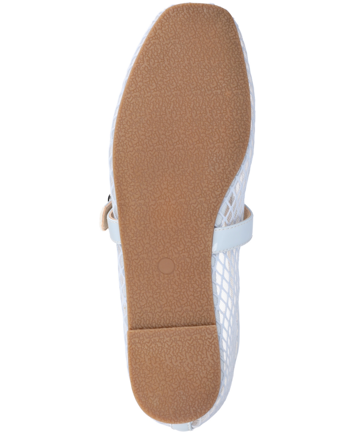 Shop Journee Collection Women's Casha Mesh Mary Jane Flats In Light Blue