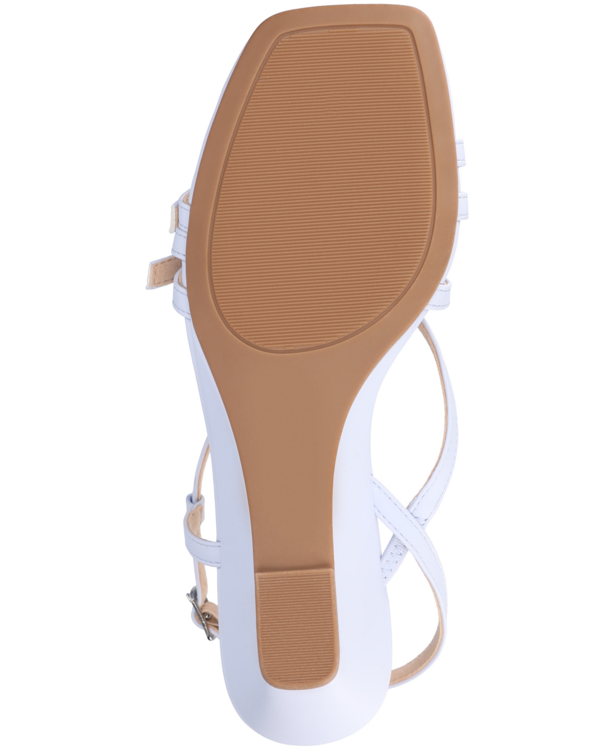 Journee Collection Clinne Wedge Sandal In Light Blue