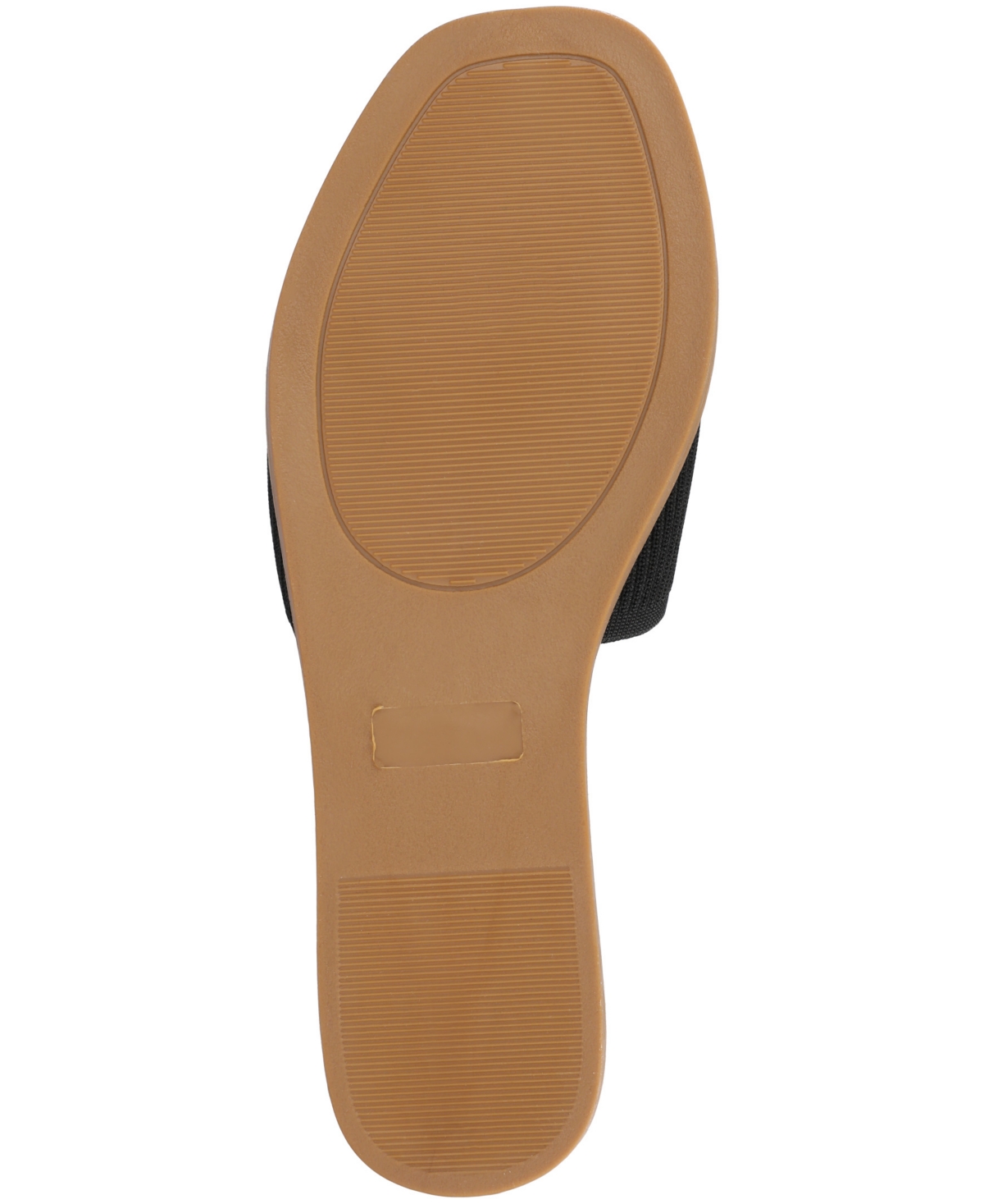 Journee Collection Women's Prisilla Single Band Slide Flat Sandals In Black