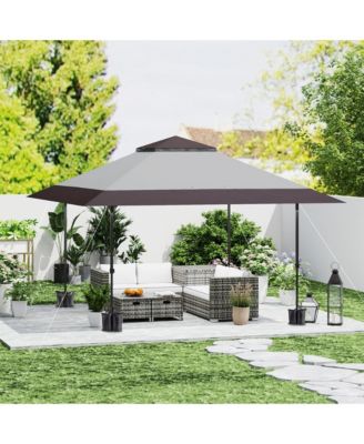 13'x13' Pop Up Canopy with Wheeled Carry Bag and Bags, Navy