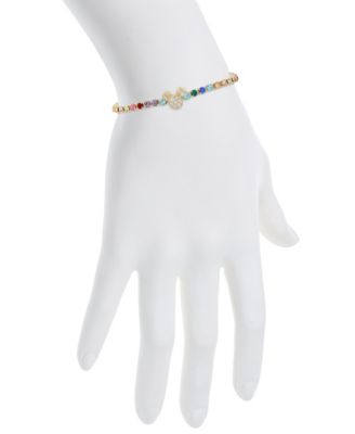 Multi Color Crystal Mickey Mouse Bolo Bracelet