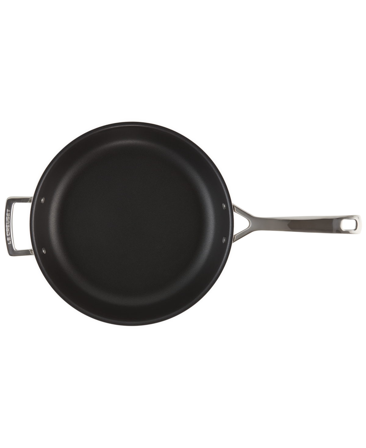 Le Creuset Classic Stainless Steel Round Nonstick Frypan, 12" In Stainless Steel