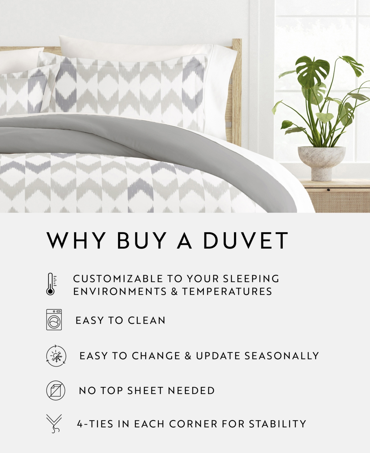 Ienjoy Home Ultra Soft Reversible 2-pc. Duvet Cover Set, Twin/twin Xl In Multi