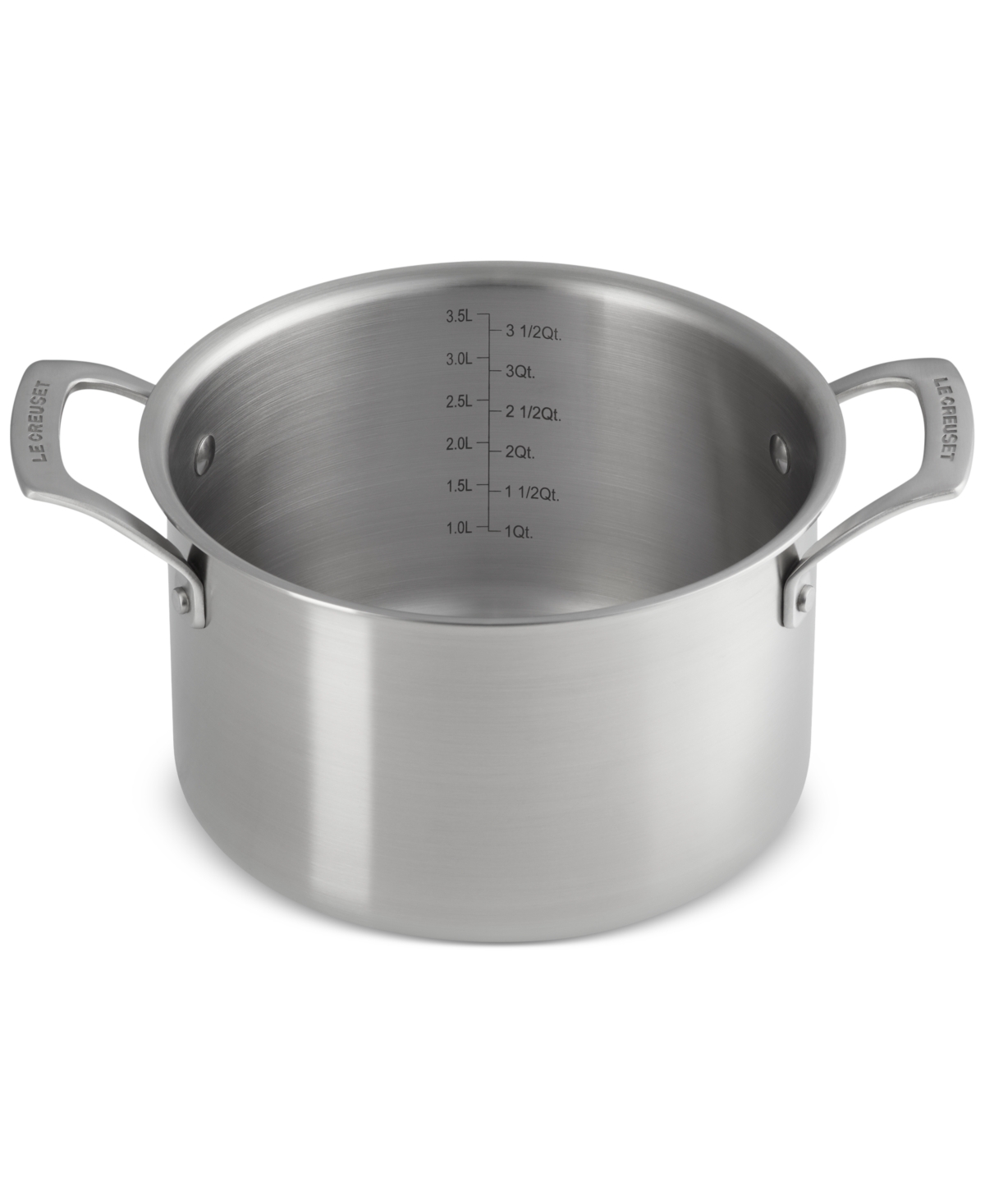 Le Creuset Essential Stainless Steel Deep Round Stockpot With Lid, 4 Qt. In Stainless Steel