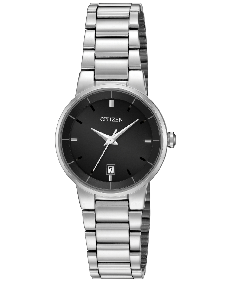 Citizen Womens Stainless Steel Bracelet Watch 27mm EU6010 53E