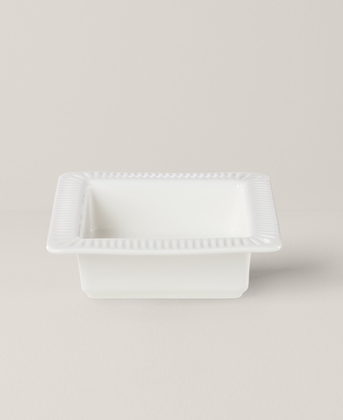 Lenox Profile Poppers Square Bowl And Easter Egg Popper Set In White