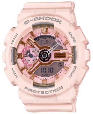 G-Shock Women's Analog-Digital Light Pink Bracelet Watch 49x46mm