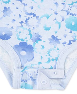 Baby Girls Flow-ral Bodysuit and Leggings, 2 Piece Set