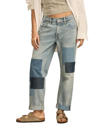 Lucky Brand - Women's Lucky Legend Mid-Rise Patchwork Boy Jeans