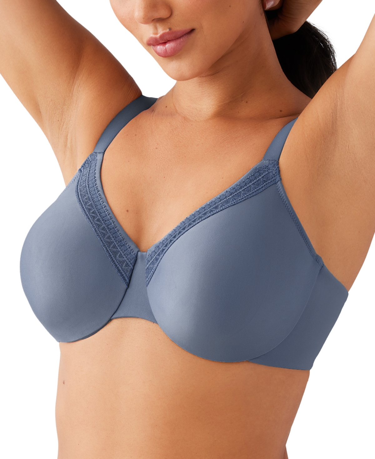 Wacoal Perfect Primer Underwire Bra 855213, Up To I Cup In Blue