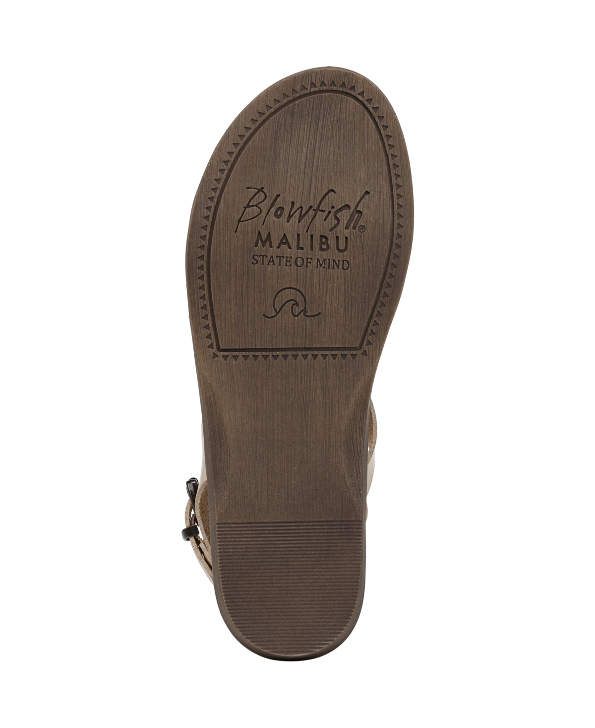 Blowfish Malibu Women's Daffodil 2 Strappy Low Wedge Sandals In Coconut Faux Leather
