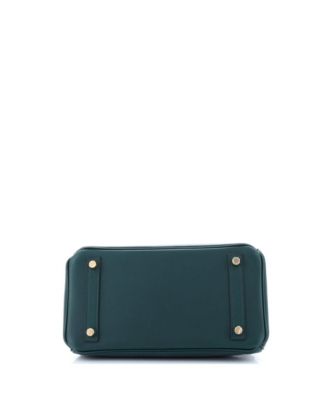 Birkin 25 Handbag Green Swift with Gold Hardware