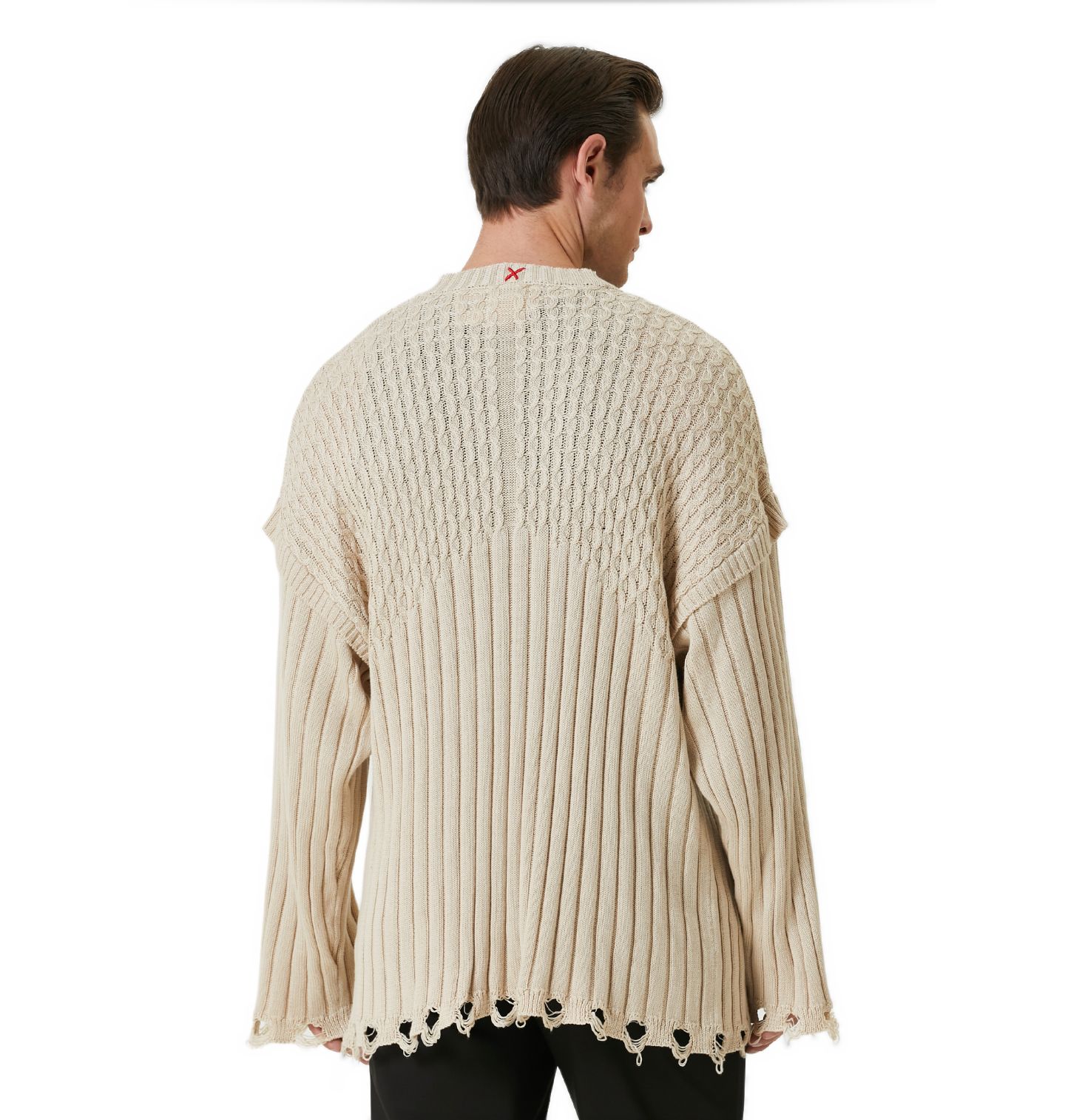 Мужской кардиган PCFG Soft Knit, цвет: Бежевый — фото 2