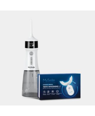 Everyday Smile Bundle - Water Flosser and Teeth Whitening Kit - White