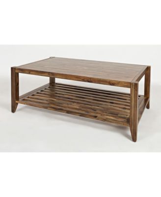 45" Modern Essential Solid Wood Coffee Table, Beacon Street