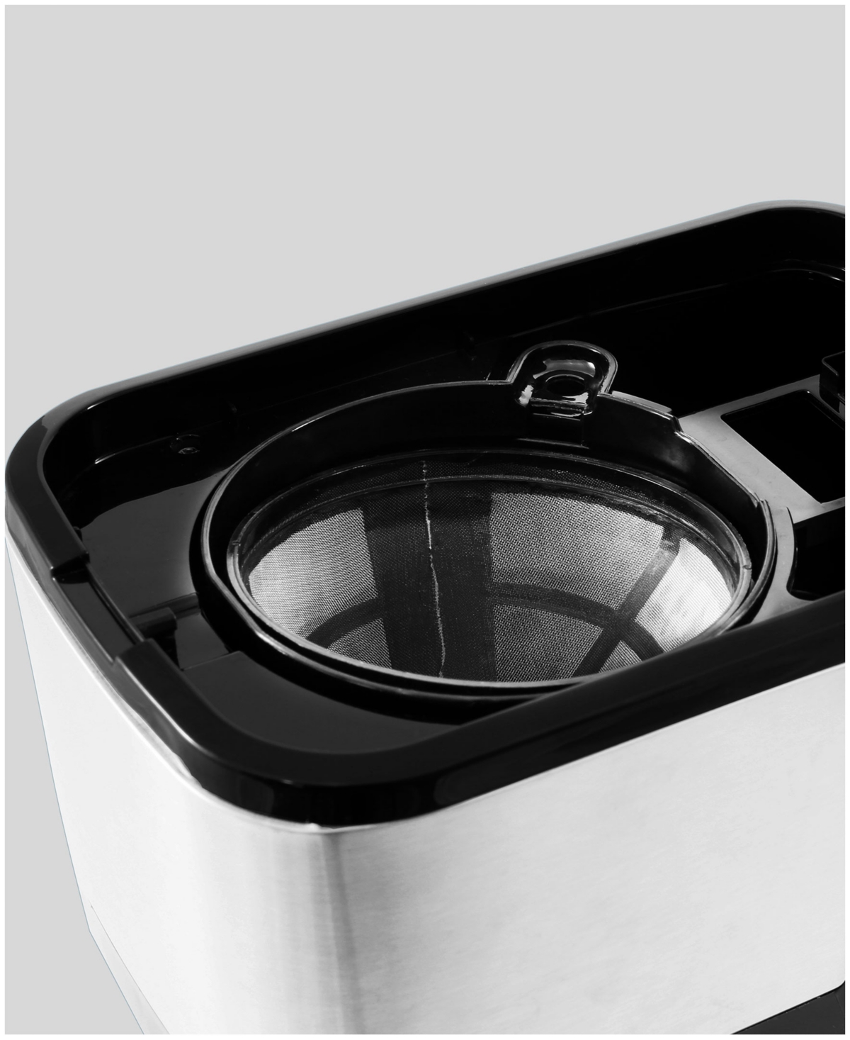 Elite Cuisine 5-cup Coffee Maker In Black,stainless Steel
