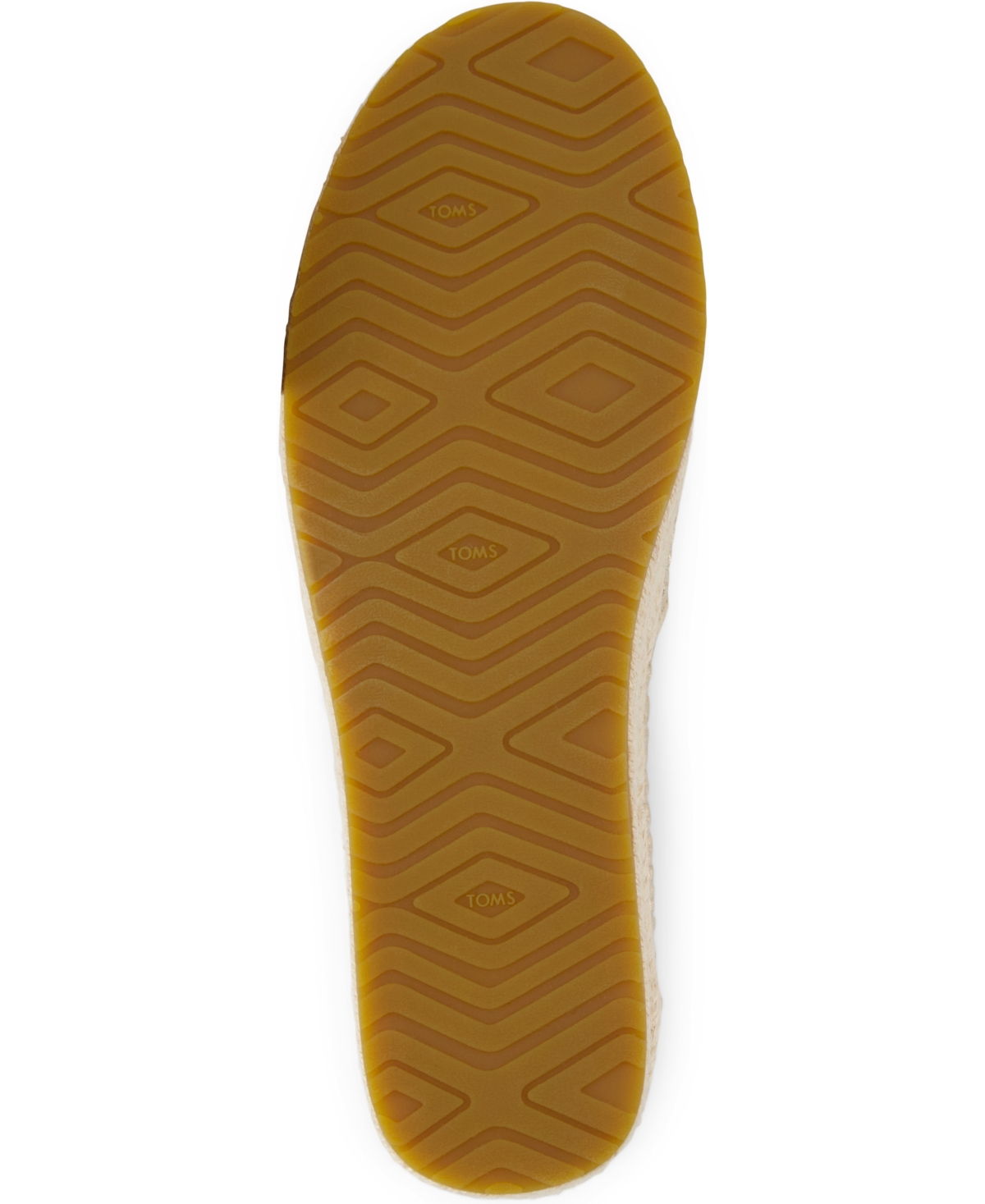 Shop Toms Women's Valencia Platform Espadrille Slip-on Shoes In Champagne Metallic Leather Basket Weave