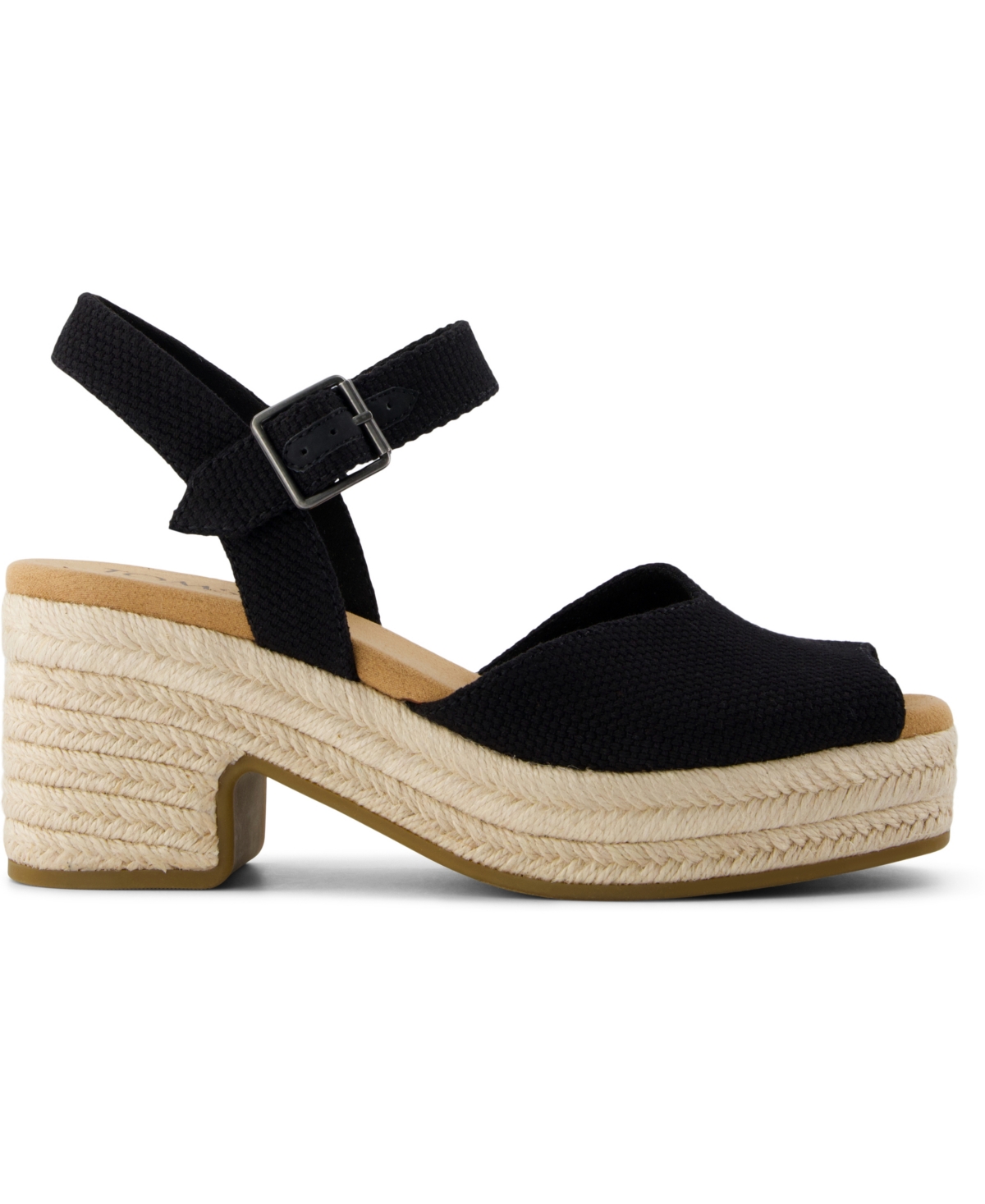 TOMS WOMEN'S ISLA PEEP TOE SANDALS 
