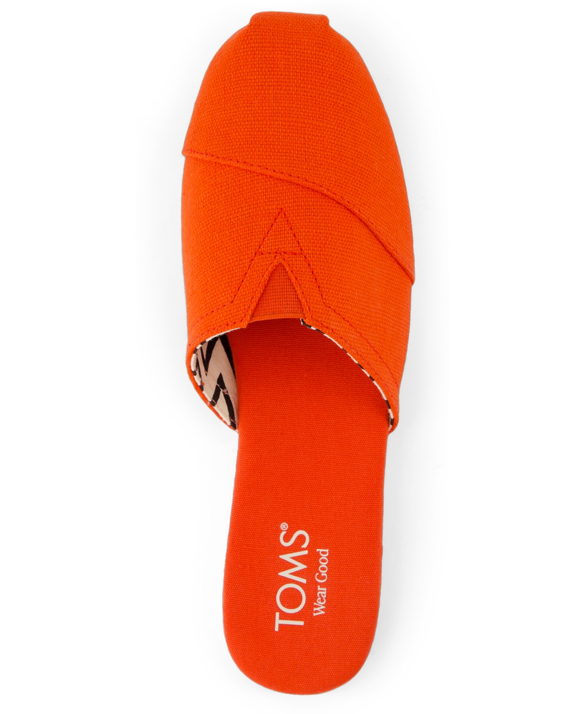 Shop Toms Women's Alpargata Espadrille Slip-on Mules In Flame Heritage Canvas