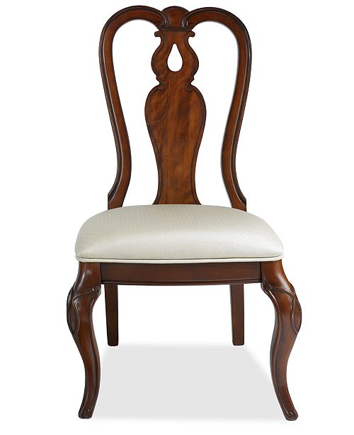 Furniture Bordeaux Dining Chair, Queen Anne Side Chair, Created for