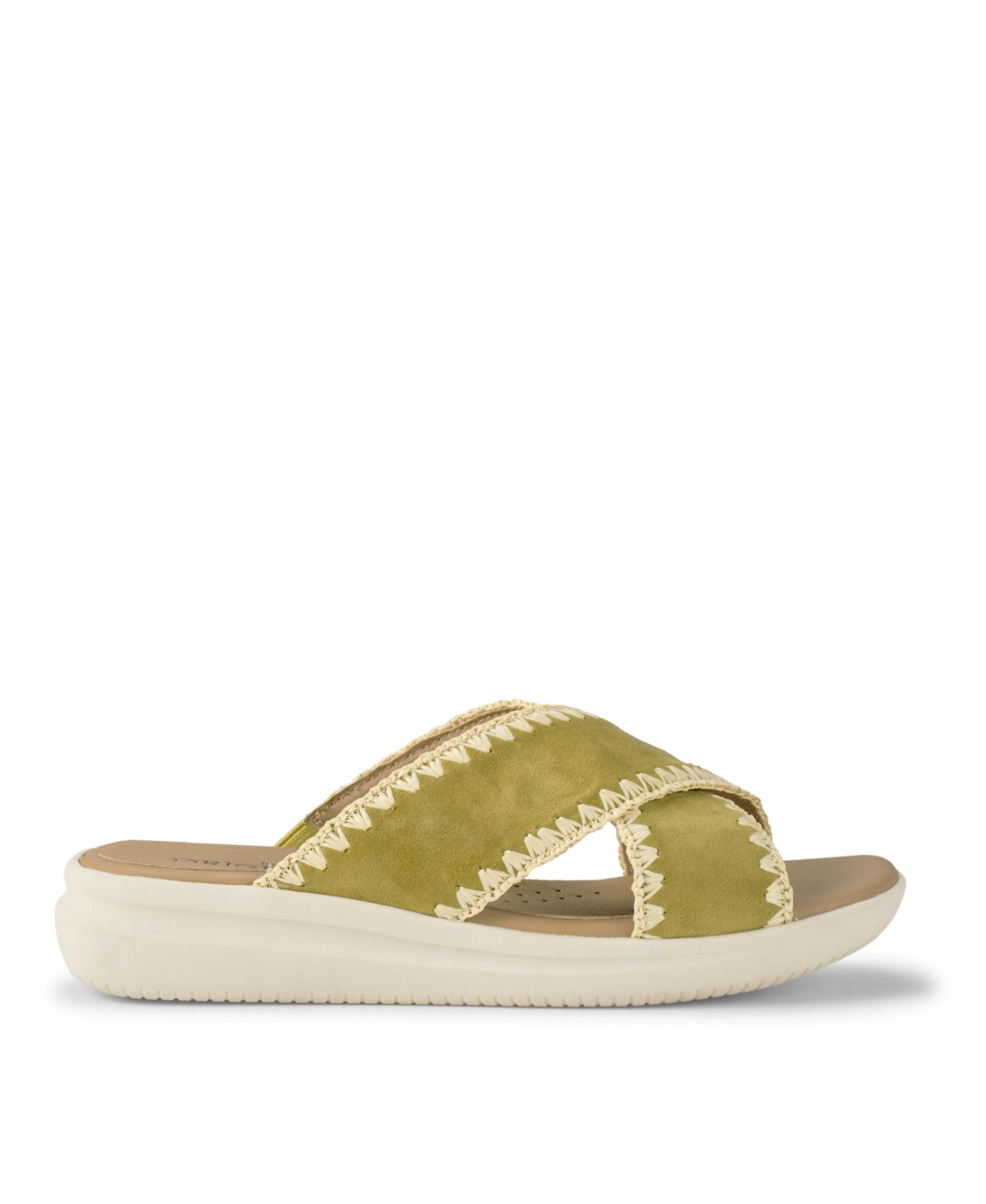 Baretraps Women's Origins Dolinda Slide Slip-on Sandals In Kelp Suede